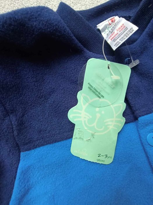 Pajacyk polarowy NOWY 98, piżama ciepła