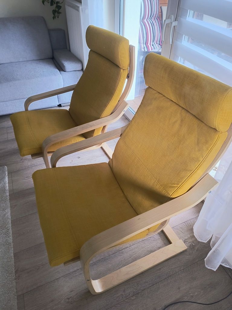 Dwa fotele Ikea Poang