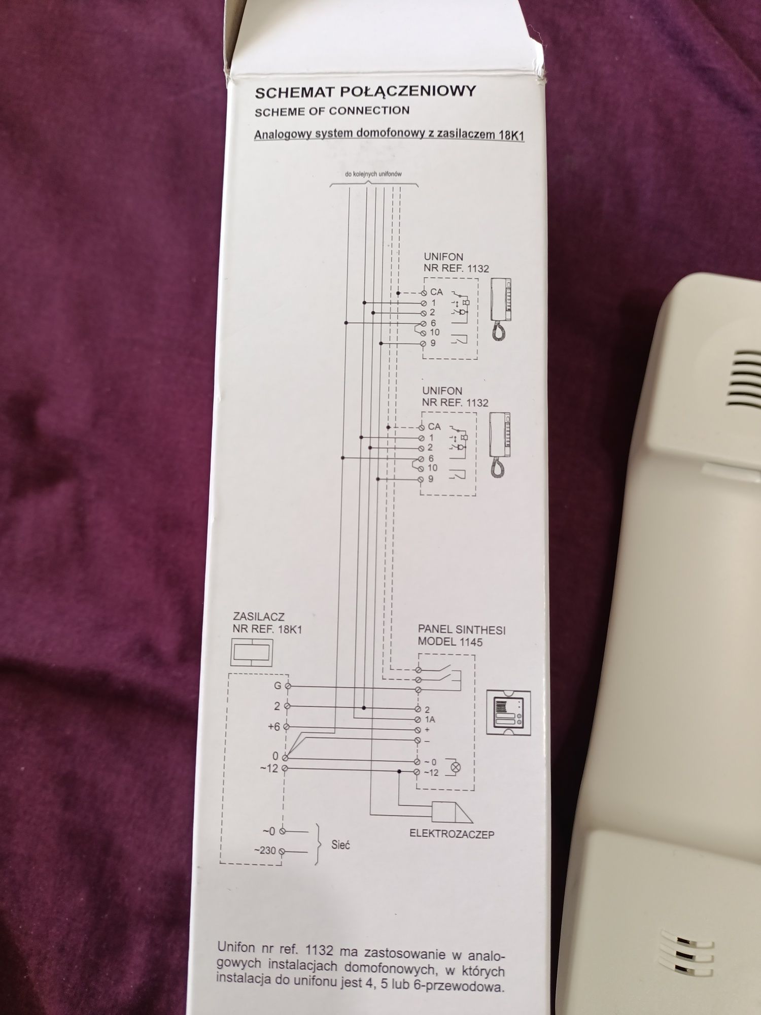 Domofon analogowy Urmet UNIFON 1132