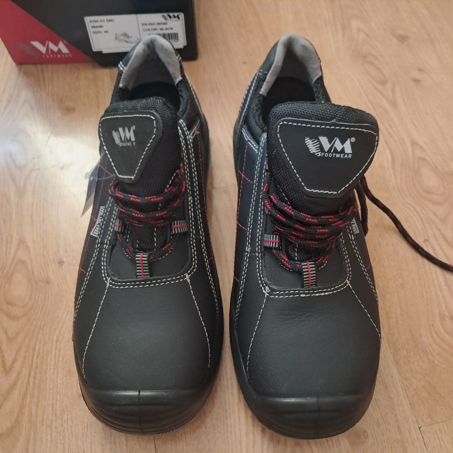 Nowe półbuty robocze z podnoskiem VM Footwear MIAMI model 5125-S3 r43