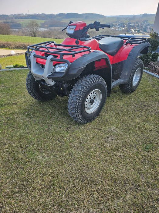 Quad Honda Foreman 500 tylko 670h przyczepka