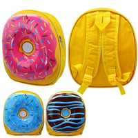 Каркасний рюкзак Donut. Жовтий з коричневим пончиком