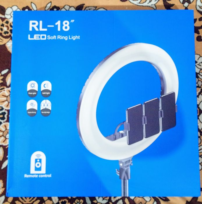 Кольцевая ламма 45см с пультом RL-18.