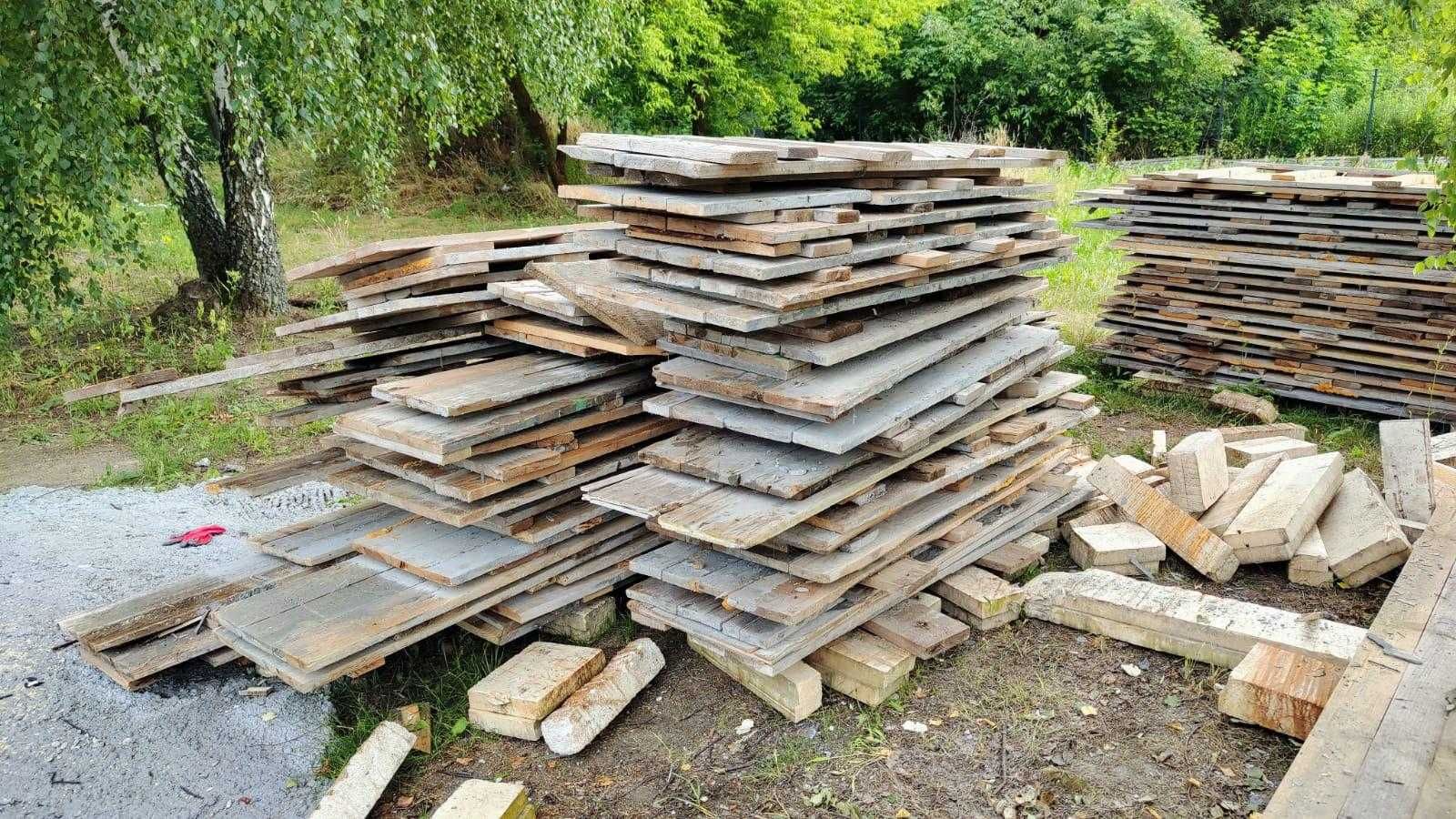 Deski szalunkowe, blaty na wieniec, słupy