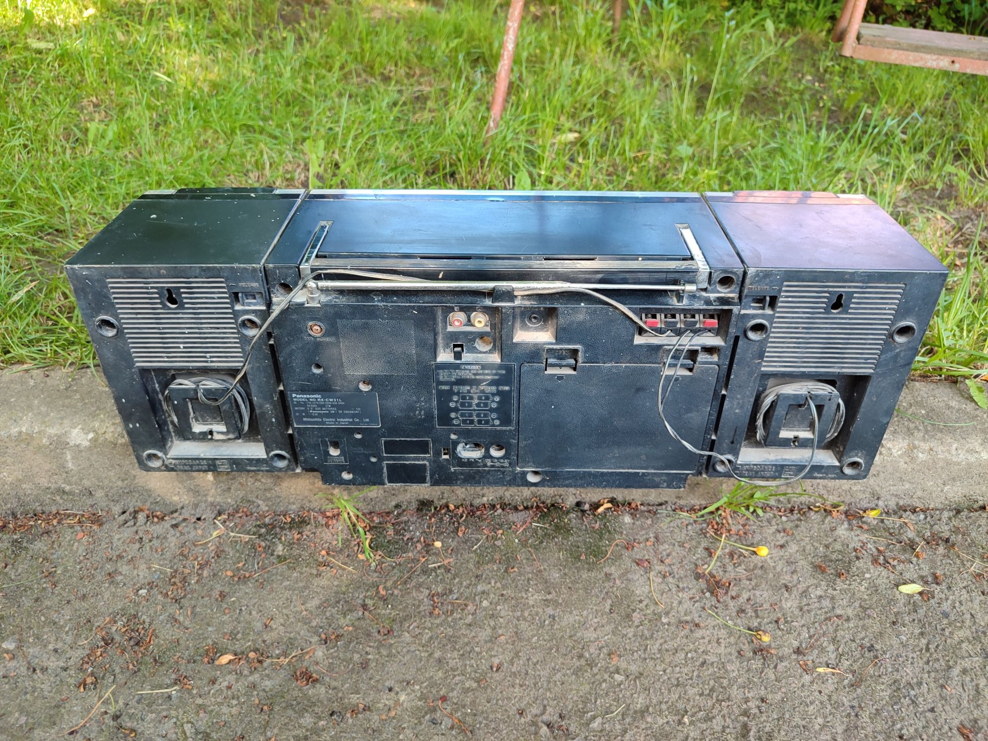 Магнітофон panasonic rx-cw31l