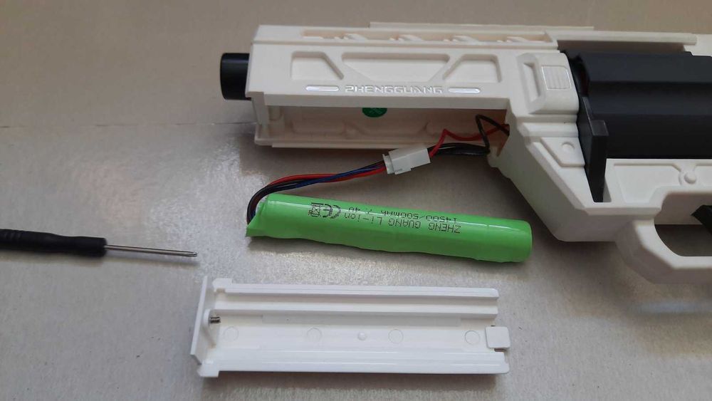 Пистолет детский, мягкие пульки, на гильзах, револьвер, аккумулятор