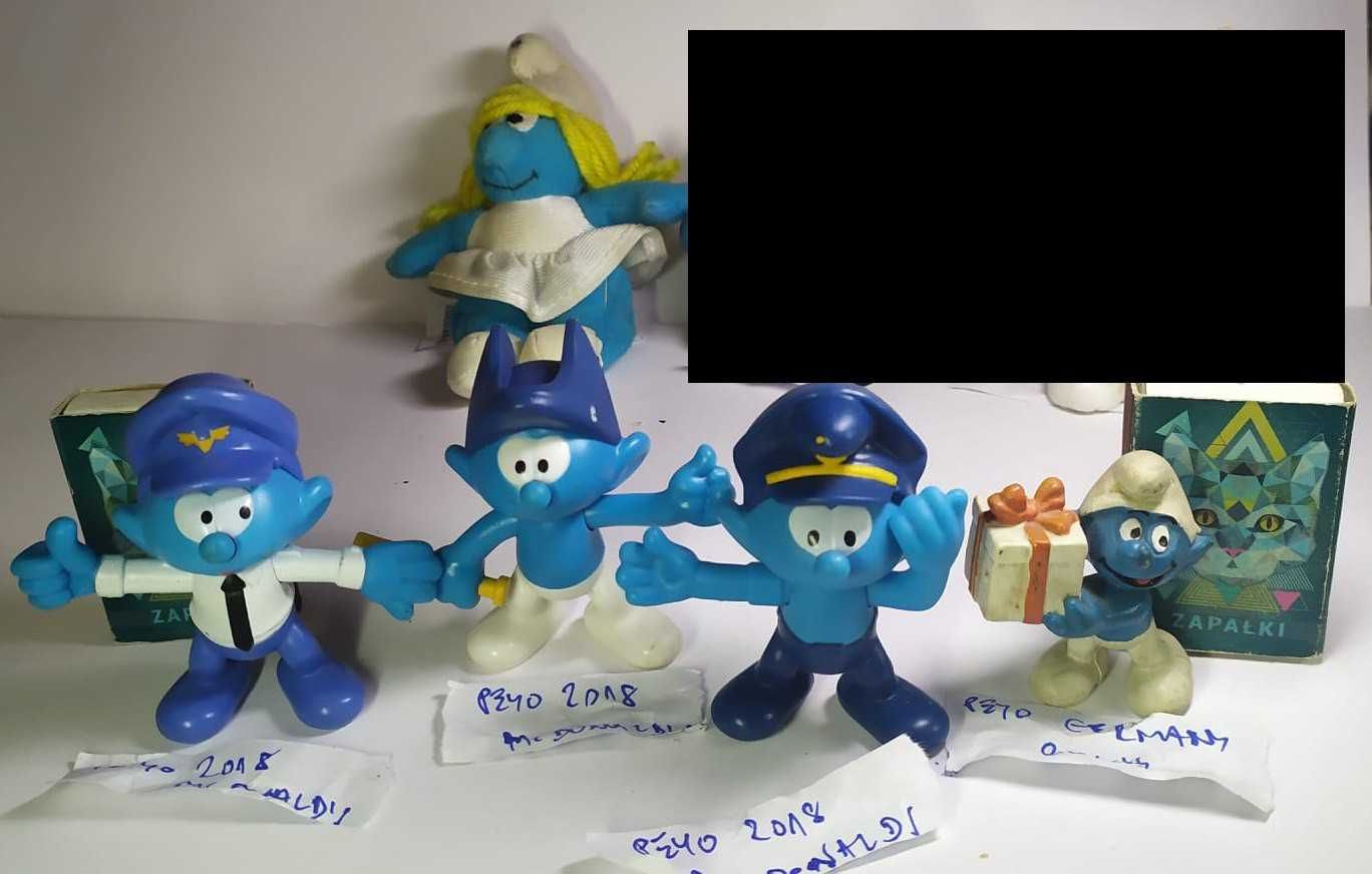 maskotki figurki 13 smerfów