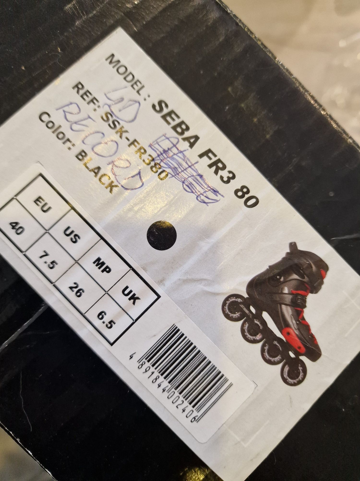 Rolki seba fr3 80 black 40