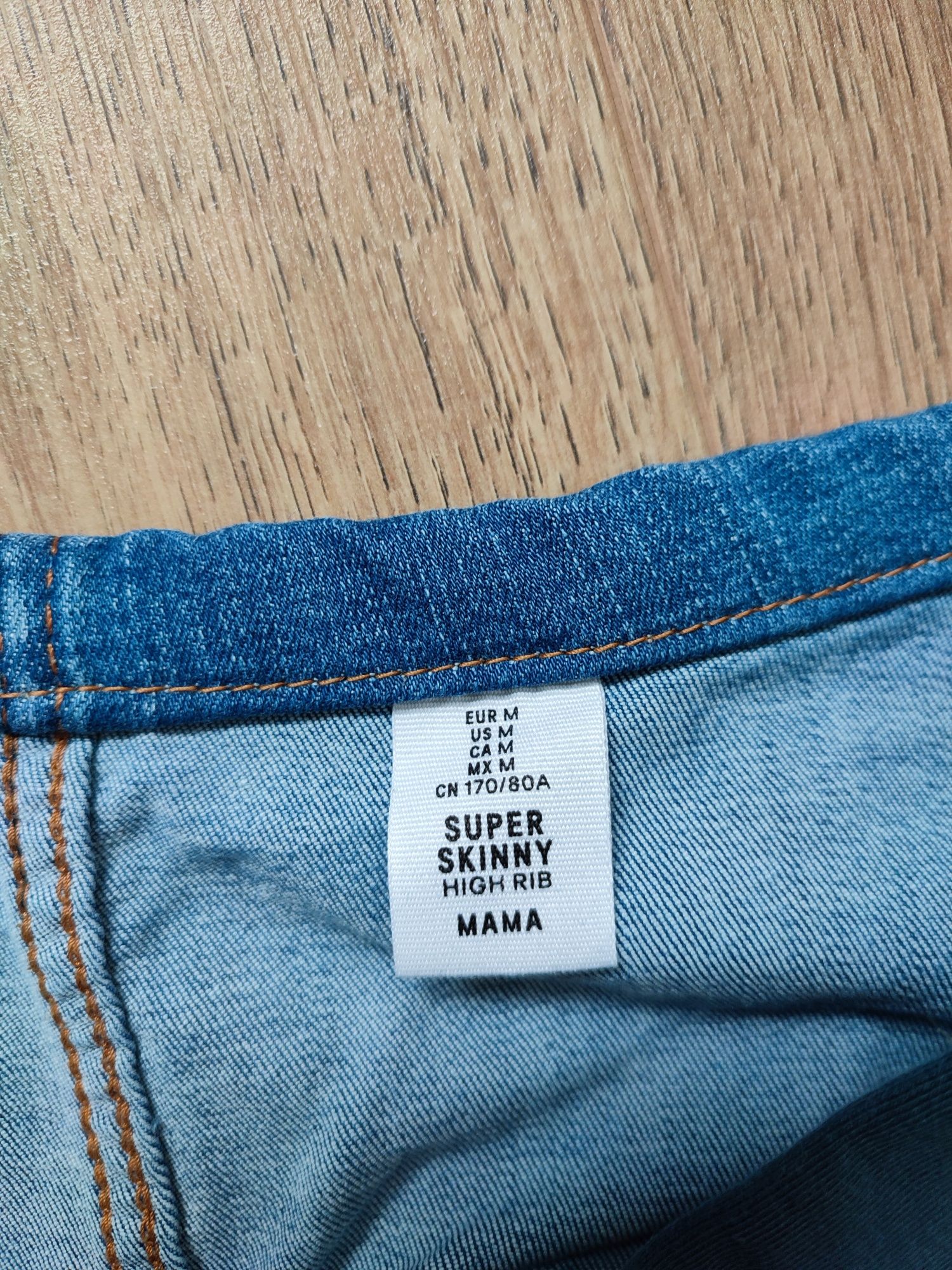 Jeansy ciążowe H&M rozmiar M