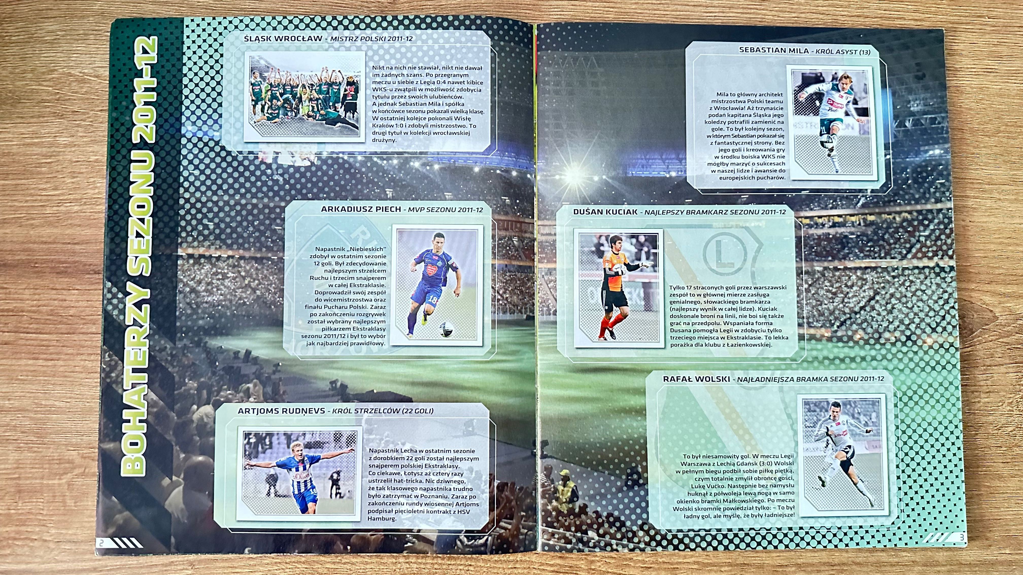 T-Mobile Ekstraklasa 2013 album do wyklejania PANINI kompletny 340/340