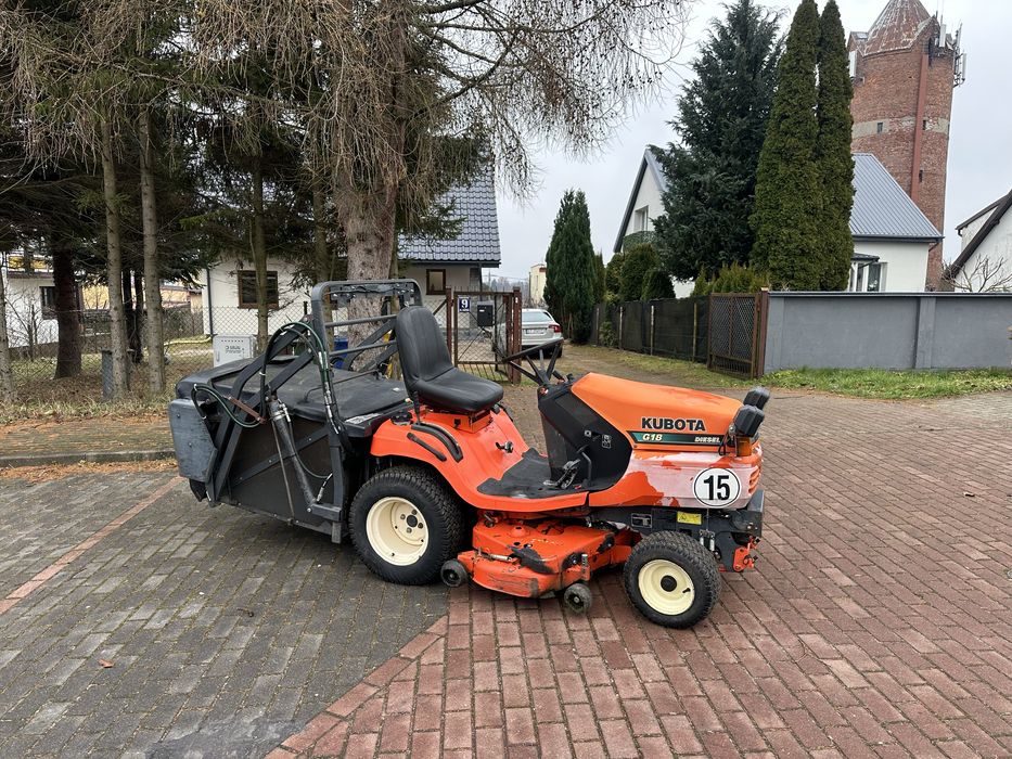 Traktorek, kosiarka KUBOTA G18, diesel