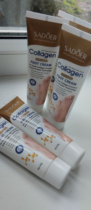 Живильний крем для ніг Sadoer Collagen  anti  aging 60 г