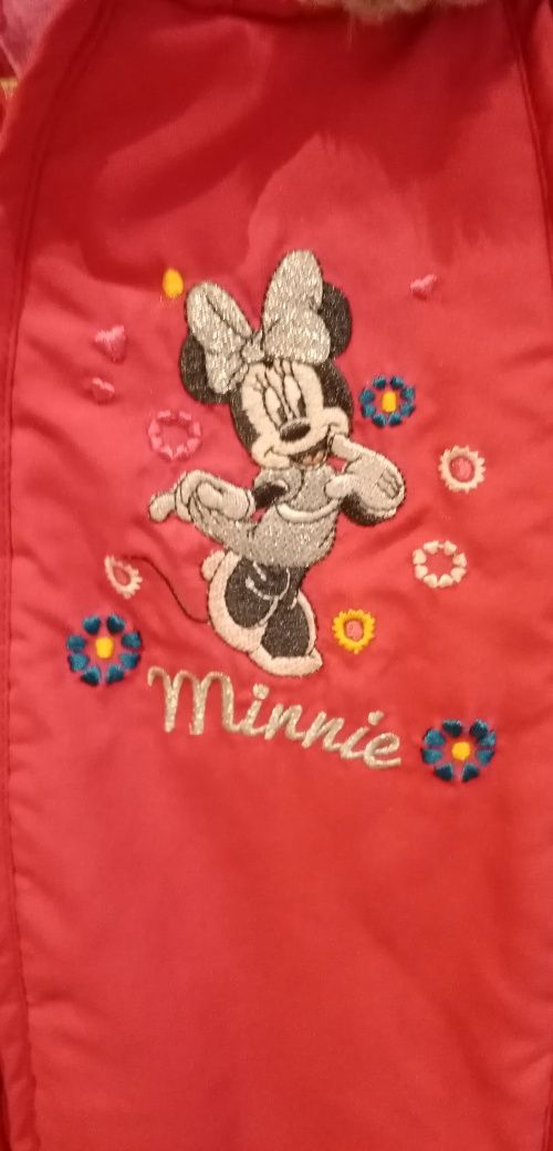 Kombinezon zimowy pajac dla dziewczynki myszka minnie r. 68