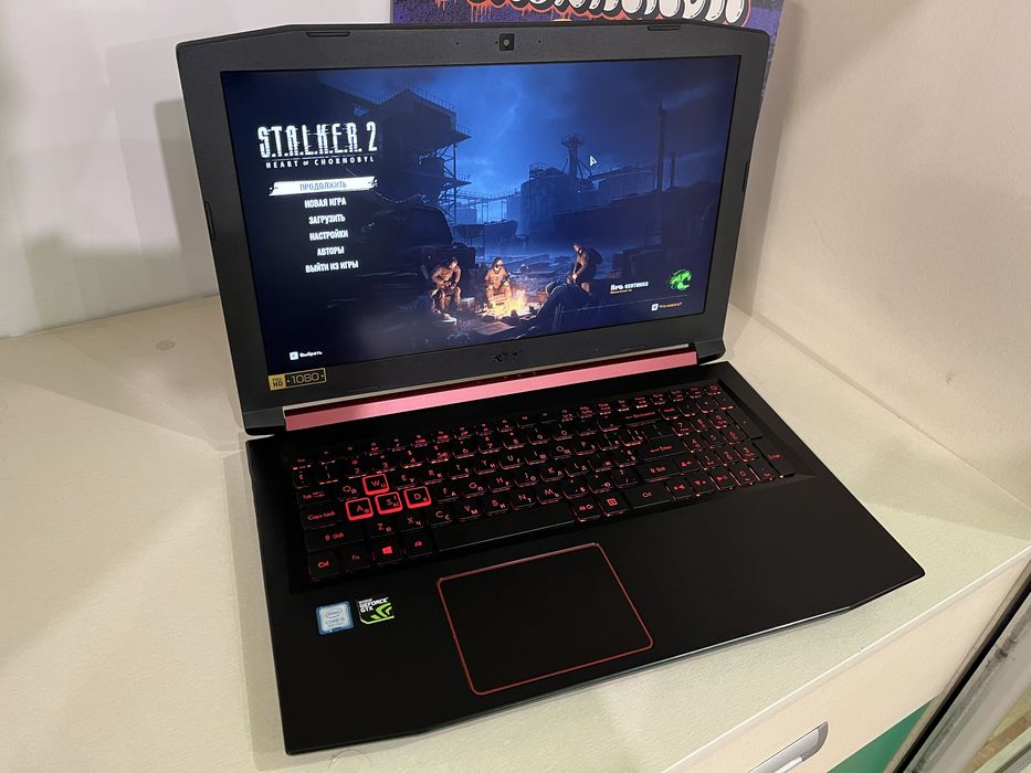 Игровой ноутбук Acer Nitro 5 на Intel i5-8300H с Nvidia GTX1050 / SSD