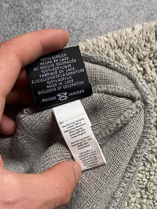 New Era Essential Beanie оригінал нова чоловіча шапка біні сіра тепла