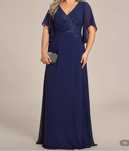 Vestido de cerimónia Azul marinho
