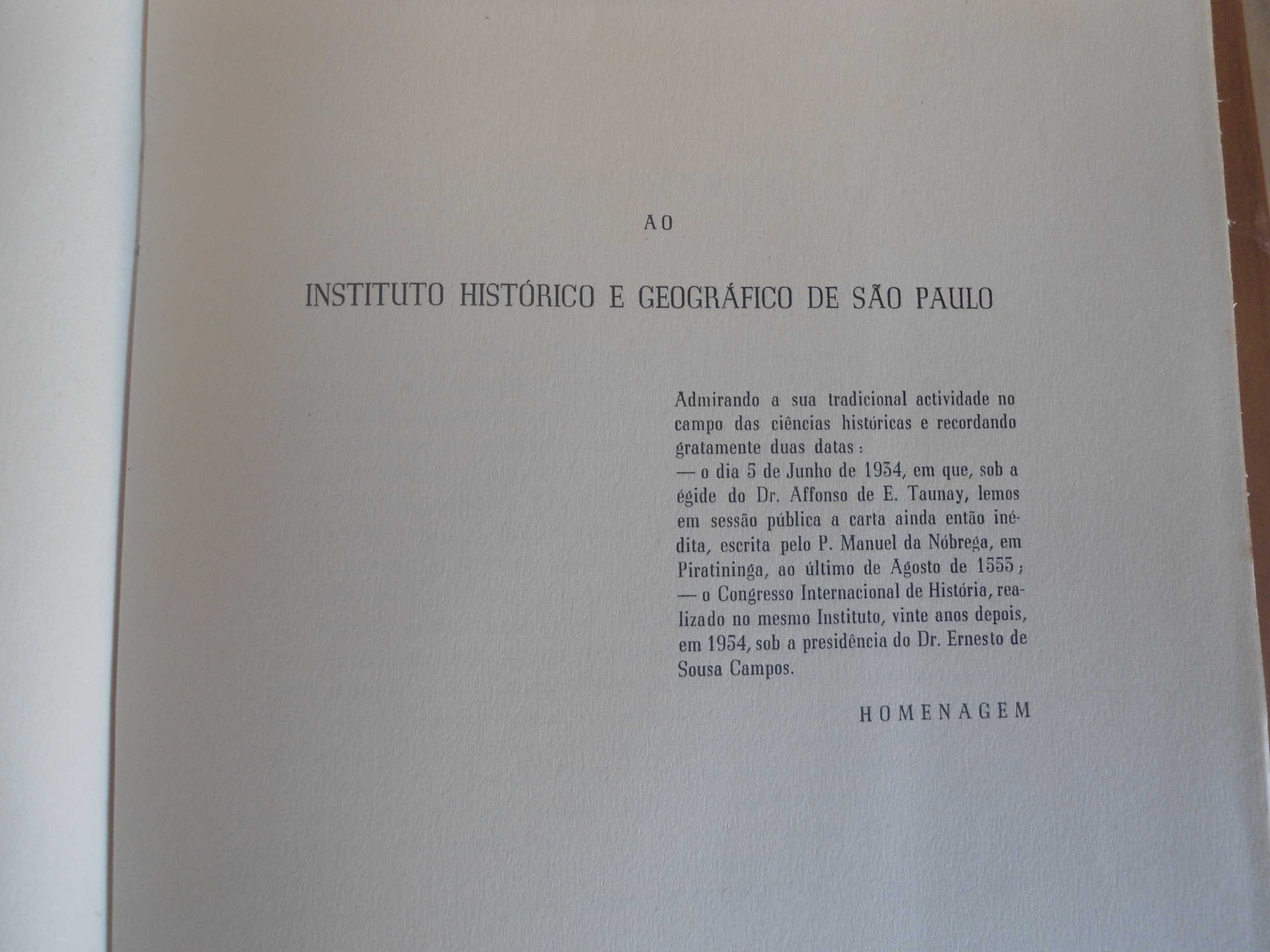 Breve Itinerário para uma biografia P. Manuel da Nóbrega-Serafim Leite