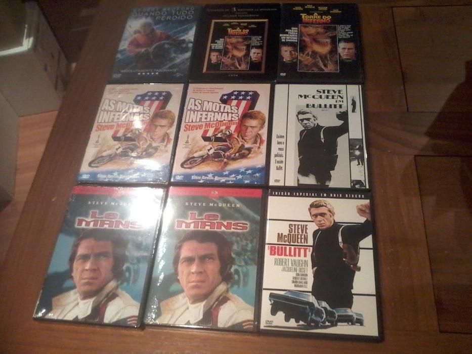 Dvd Diversos - Nicholas Cage, Steve Mcqueen, Humprey Bogart