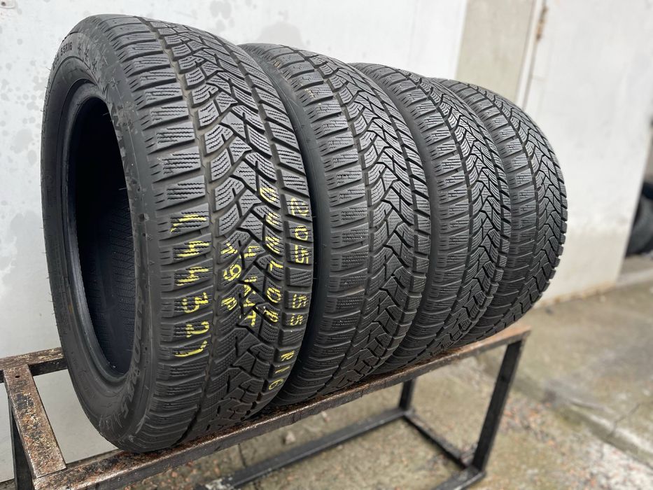 Шини б/у 205/55 r16 Dunlop 7,8 мм залишок