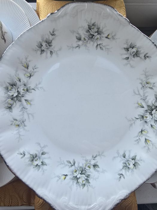 Тарілка для торта Paragon. Перше кохання Forst love. Англія вінтаж.