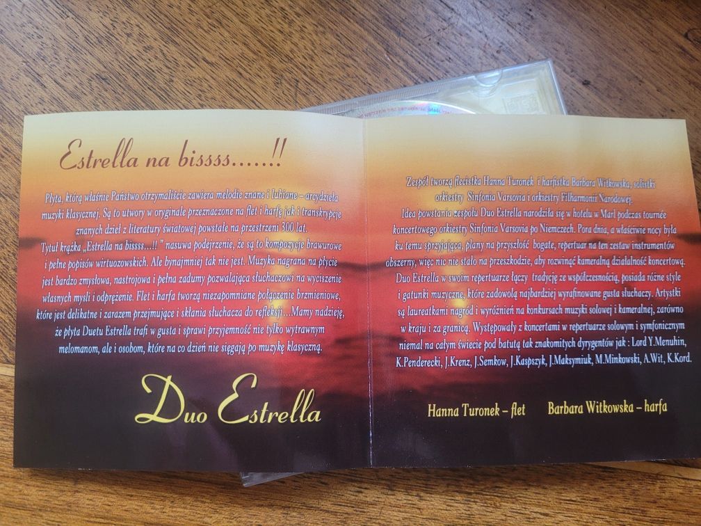 CD Duo Estrella /flet, harfa/ - Estrella na bis 2009 Apollo rec.