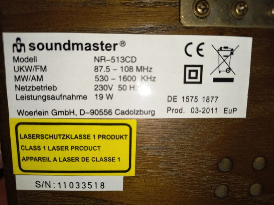 Radio retro soundmaster 513