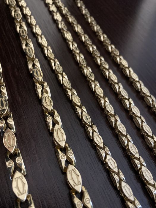 Złoty łańcuszek Cartier