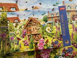 Puzzle 1000 Trefl premium plus | kompletne | dom dla pszczół