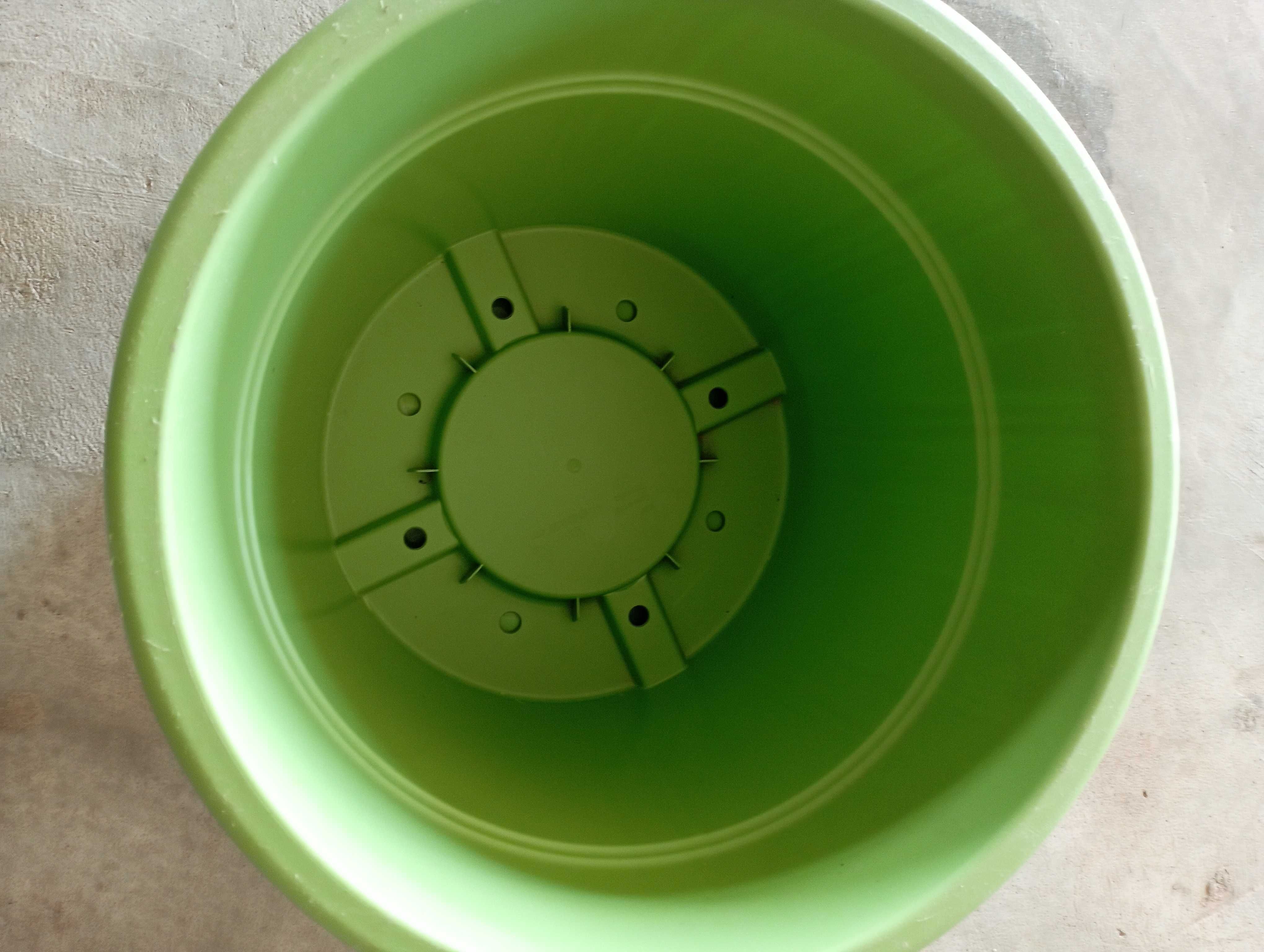 Vaso plástico verde
