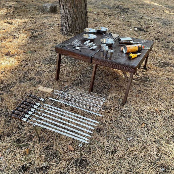 Набір шампурів Хамелеон BS15 Набор шампуров в кейсе для шашлика