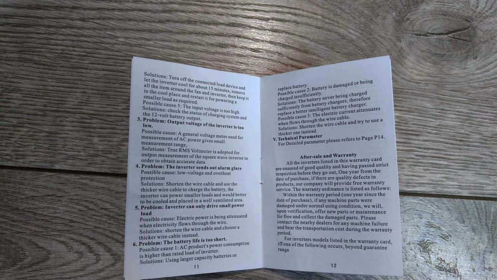 Преобразователь напряжения инвертор 12 на 220V для дома