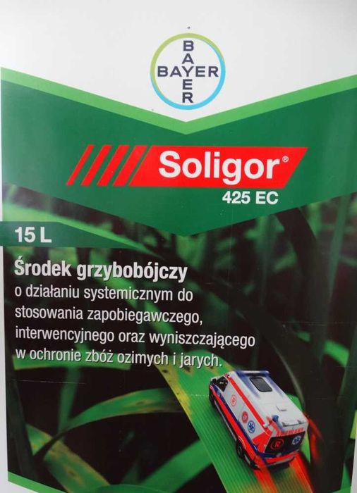 SOLIGOR 425 EC 15l fungicyd trzyskładnikowy na choroby zbóż 15-20ha