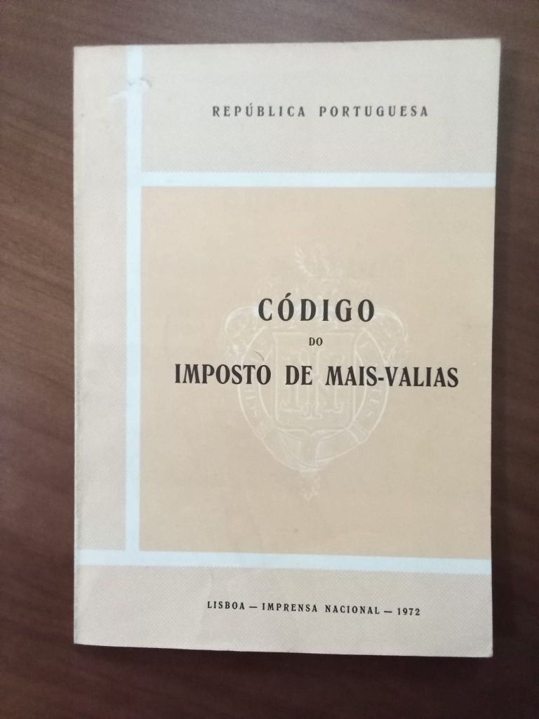 Código do Imposto de Mais Valias - 1972