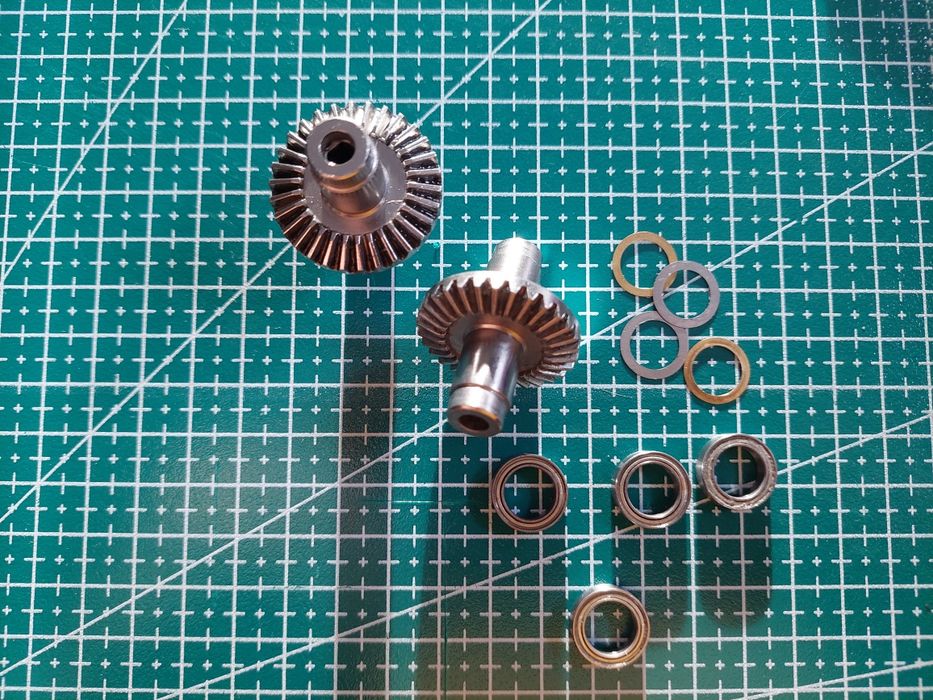 Zębatki mostów modeli rc - Cross RC  MC6, MC8, XC6, i UC6 (nie Axial)