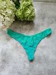 Zielone stringi M