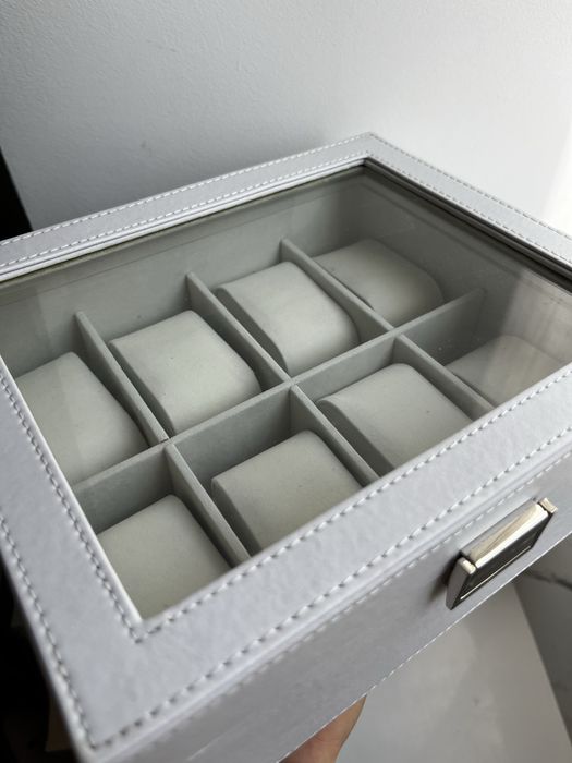 Шкатулка для годинників скринька НОВА біла