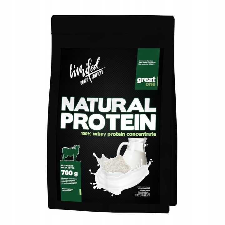 Great One Białko Natural Protein 700 g naturalne - bez dodatków