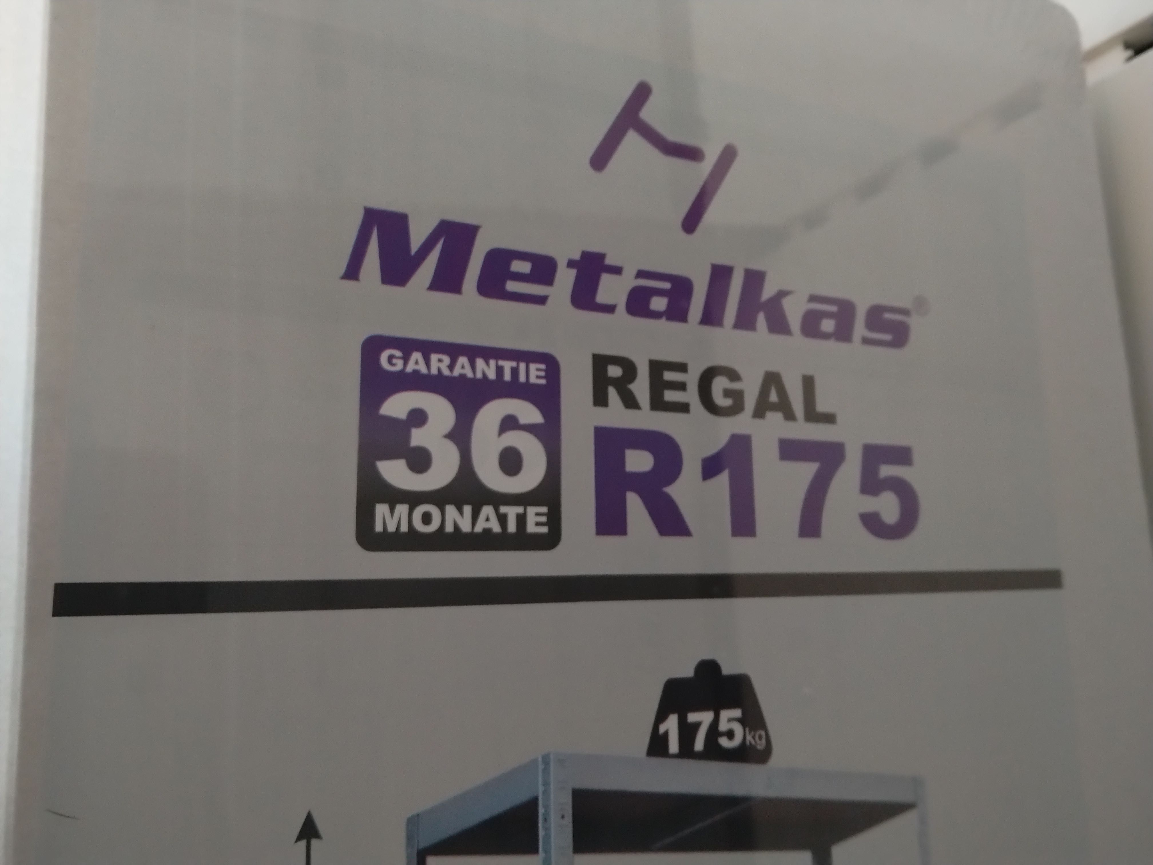 Metalkas regał metalowy magazynowy R175