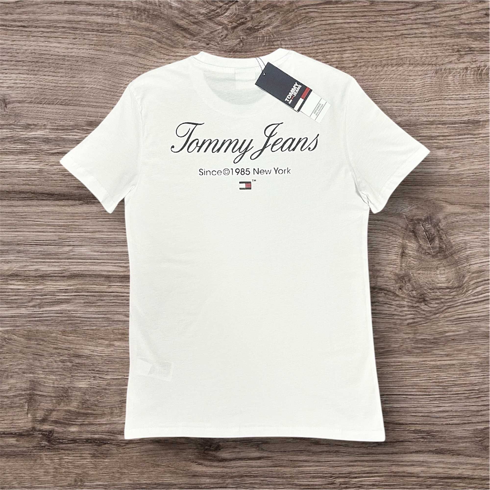 T-shirt koszulka męska TOMMY JEANS BIAŁA XXL pełna rozmiarówka!