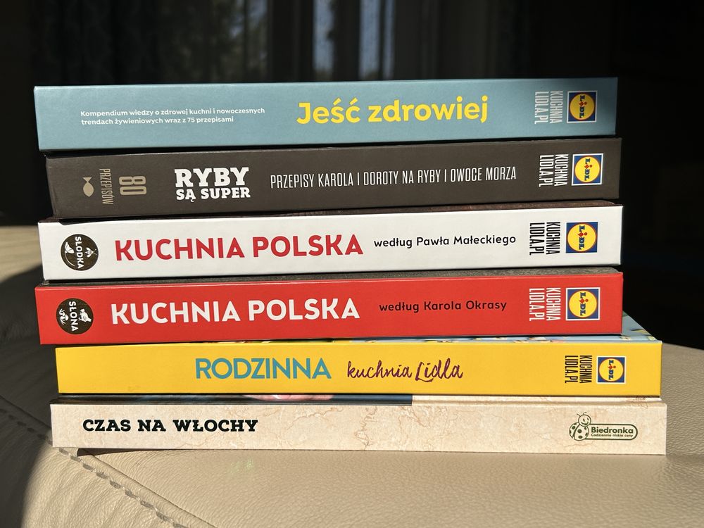 6 ksiazek z przepisami Lidl