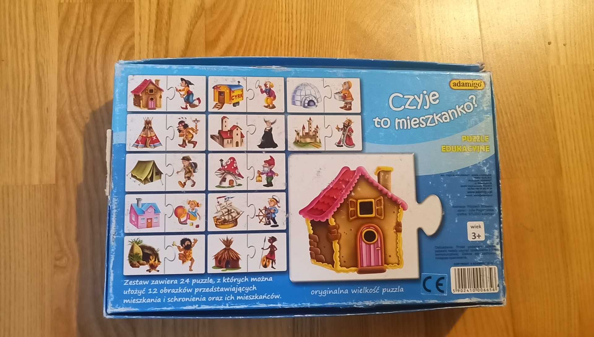 Puzzle Czyje to Mieszkanko 24 elementy
