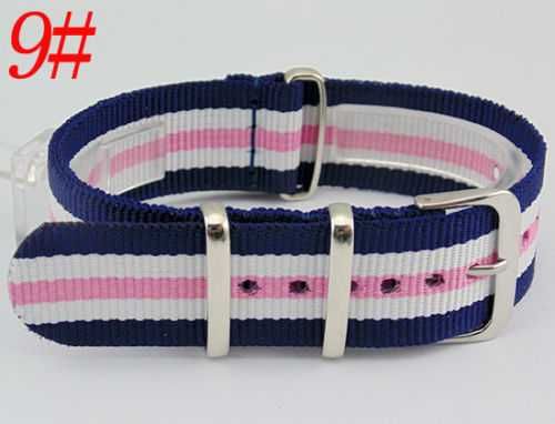Pasek do zegarka nylonowy NATO zulu strap 20mm różne kolory parciany