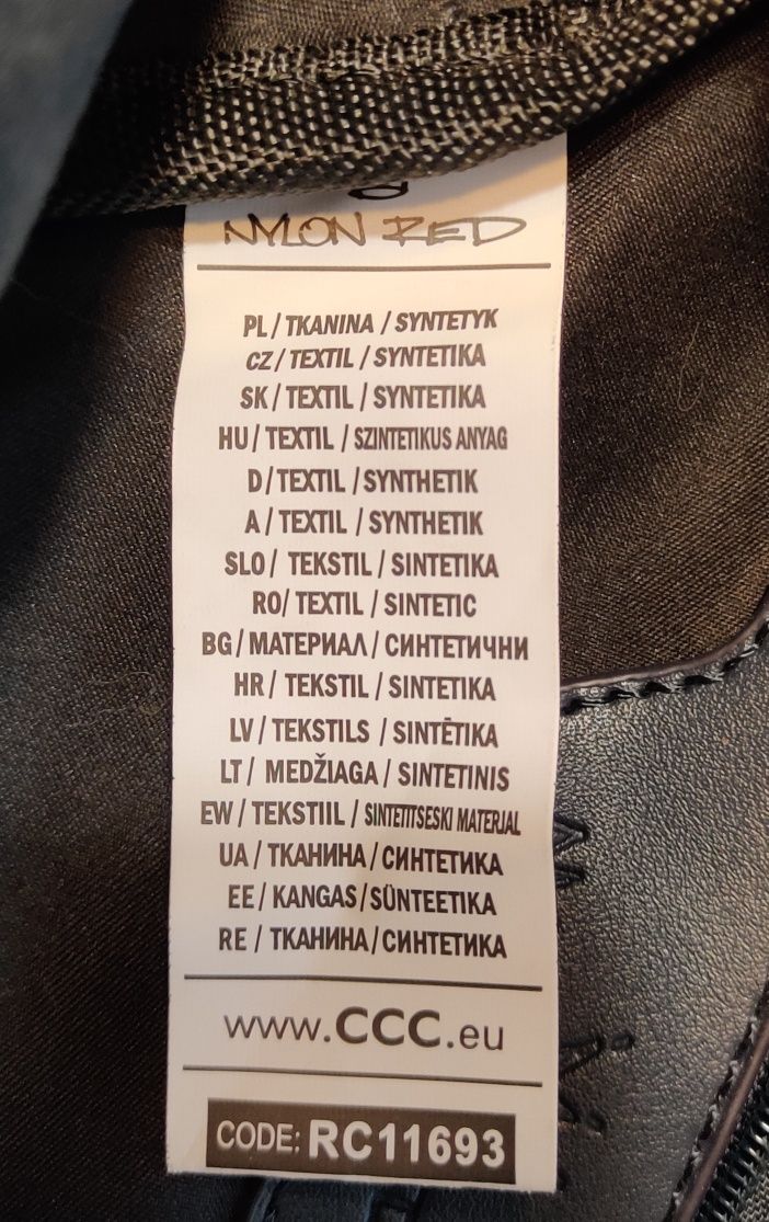 Plecak materiałowy elegancki dla dziewczynki CCC