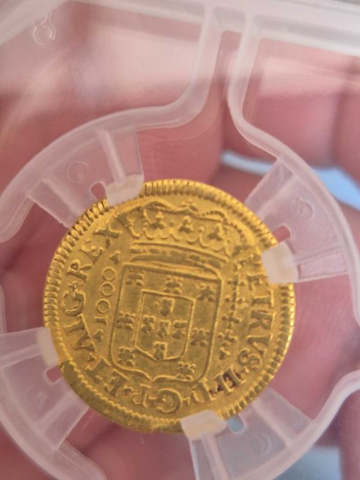 Moeda ouro D. Pedro II- Quartinho ( muito escassa)