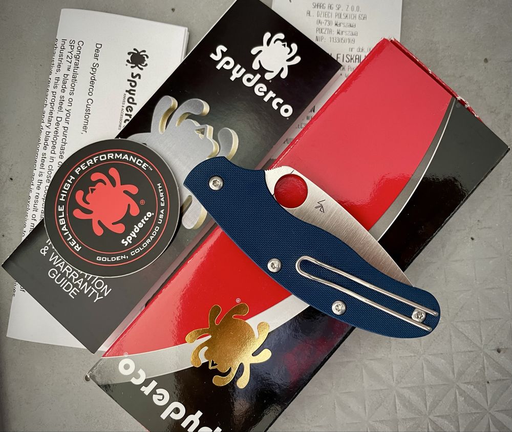 Nóż Spyderco UKpk Spy-27 G10