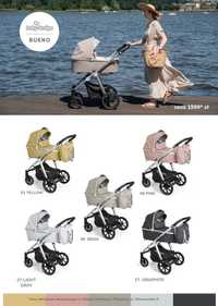 NOWE Baby Design BUENO wózek z super wyposażeniem