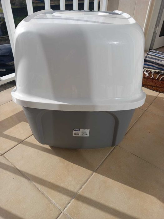 caixa areia para gato grande