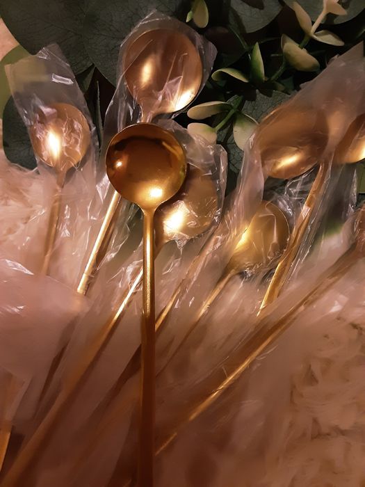 Чайні ложечки з подовженою ручкою,  набір з 8 штук, ціна за набір