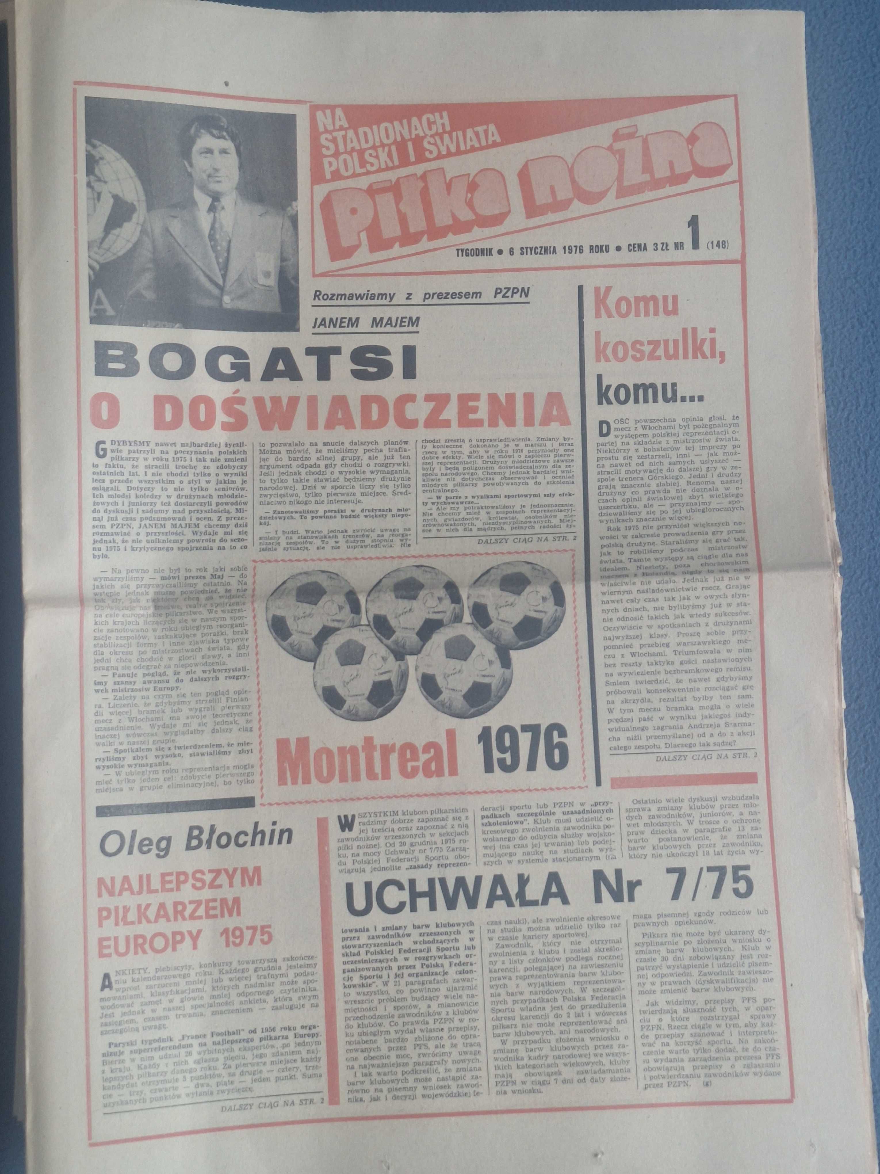 Tygodnik Piłka Nożna od 1973 do 1980 opis