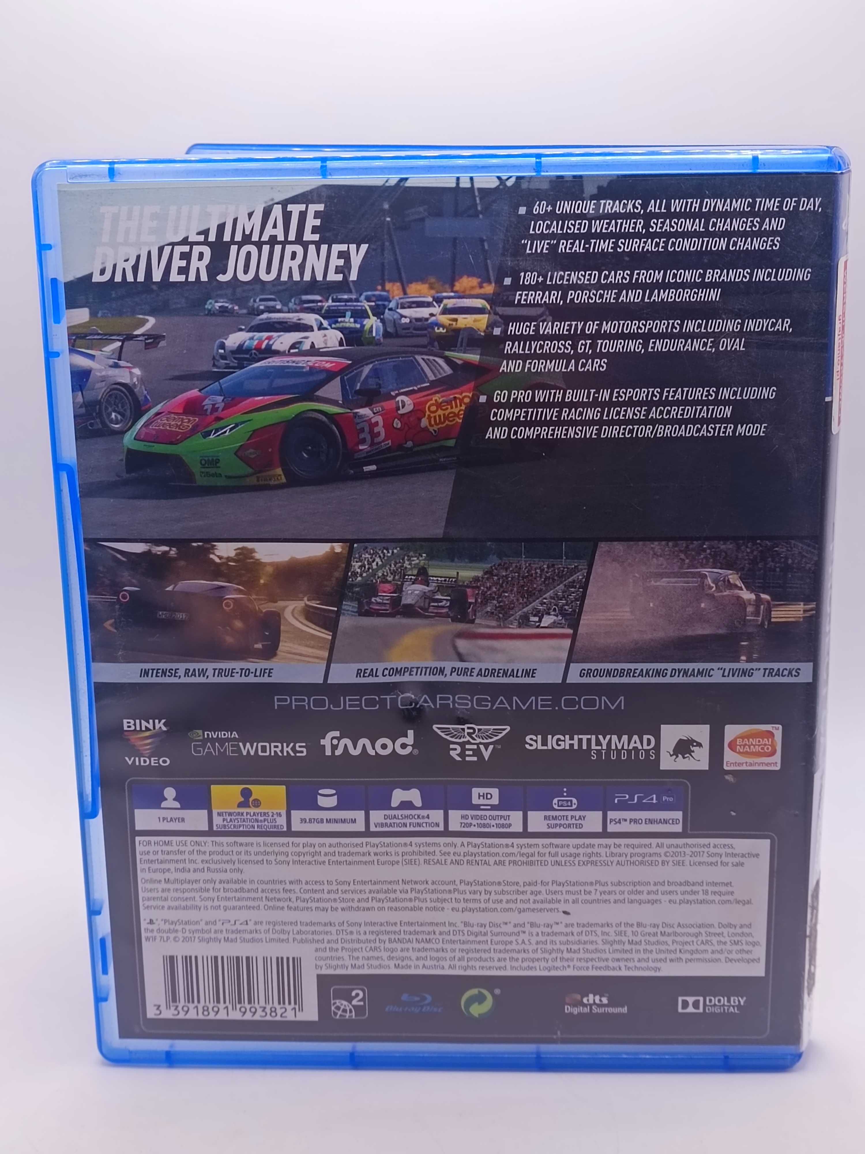 GRA Project Cars 2 Wersja PL NA PS4 1462/05/25l